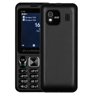 Мобільний телефон 2E E182 Black (688130245234) зображення 1