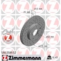 Гальмівний диск ZIMMERMANN 590.2589.52 - зменшене зображення 1