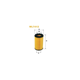 Фільтр масляний Wixfiltron WL7412 зображення 1