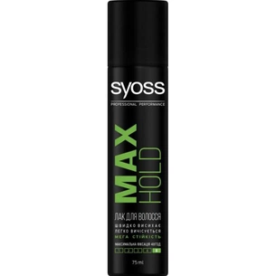 Лак для волосся Syoss Max Hold (фіксація 5) 75 мл (3178040697300) изображение 1