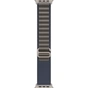 Ремінець до смарт-годинника Apple 49mm Blue Alpine Loop - Medium (MT5L3ZM/A) - зменшене зображення 2