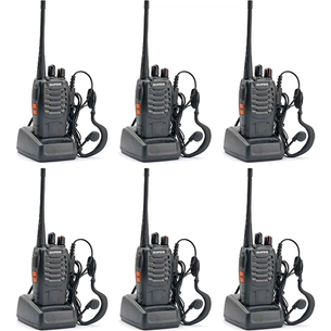 Портативна рація Baofeng BF-888S Six Pack комплект 6 шт (2200000758996) зображення 1