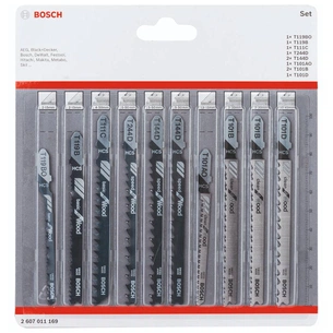 Полотно Bosch для електролобзика по дереву 10 шт (2.607.011.169) зображення 1