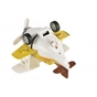 Спецтехніка Same Toy Самолет металический инерционный Aircraft желтый со светом и (SY8015Ut-1) - уменьшенное изображение 4