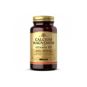Вітамінно-мінеральний комплекс Solgar Кальцій Магній + Вітамін D3, Calcium Magnesium with Vitamin D3, 150 таблеток (SOL-00518) зображення 1