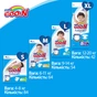 Підгузки GOO.N Big XL 12-20 кг унісекс 42 шт. (843132) - зменшене зображення 10