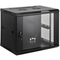Шафа настінна Kingda 6U 19" 600x600 RAL9004 (KD-007-6606) - зменшене зображення 1