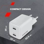 Зарядний пристрій Canyon CU35CC GaN 35W 2xPD EU White (CNS-CUW35CC) - зменшене зображення 9