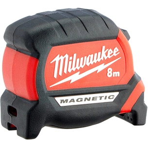 Рулетка Milwaukee магнітна PREMIUM, 8м, 27мм (4932464600) зображення 1