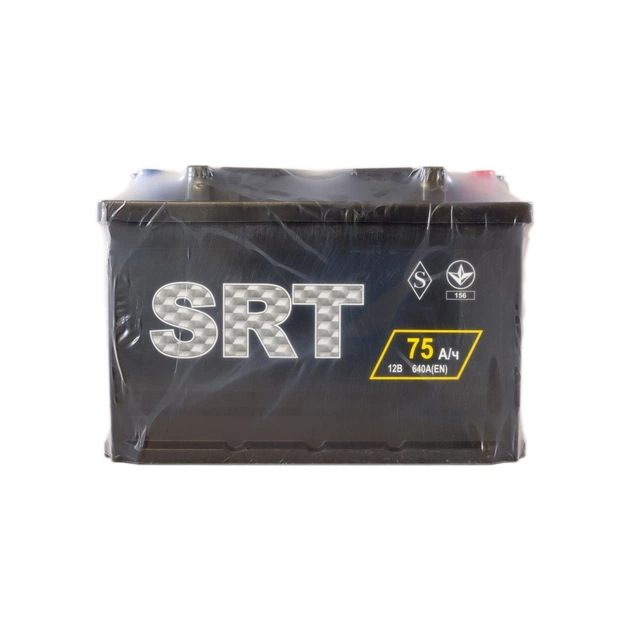 Аккумулятор автомобильный SRT 6СТ-75АЗ (0) (-/+) (L3) 640А 12V (E) - изображение 1