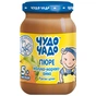 Дитяче пюре Чудо-Чадо Яблуко, морква і айва з 5 місяців 170 г (4820016251434) - зменшене зображення 1
