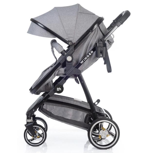 Коляска BabyHit Winger Light Grey трансформер (73556) - зображення 3