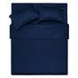 Постільна білизна Ardesto Gloria сатин синій полуториний євро 160х220 (ART1622SN) - уменьшенное изображение 3