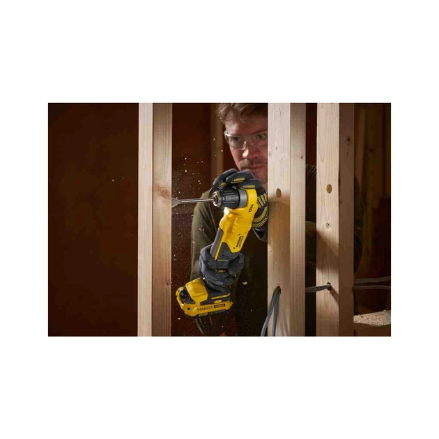 Дриль Stanley кутова FATMAX® V20, Li-lon 18V, 45 Нм, 0-600/1900 об/хв (без АКБ та ЗП) (SFMCD750B) - picture 11