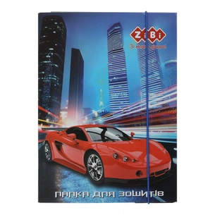 Папка для зошитів ZiBi В5+ DRIVE картонна, на гумках (ZB.14962) зображення 1