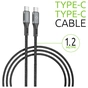 Дата кабель USB-C to USB-C 2.0m CBGPD60WTT2 60W grey Intaleo (1283126518102) - зменшене зображення 3