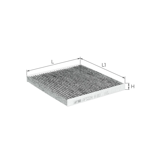 Фільтр салону ALPHA FILTER AF5224a - зображення 1