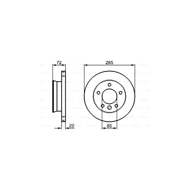 Гальмівний диск Bosch 0 986 479 212 - изображение 1