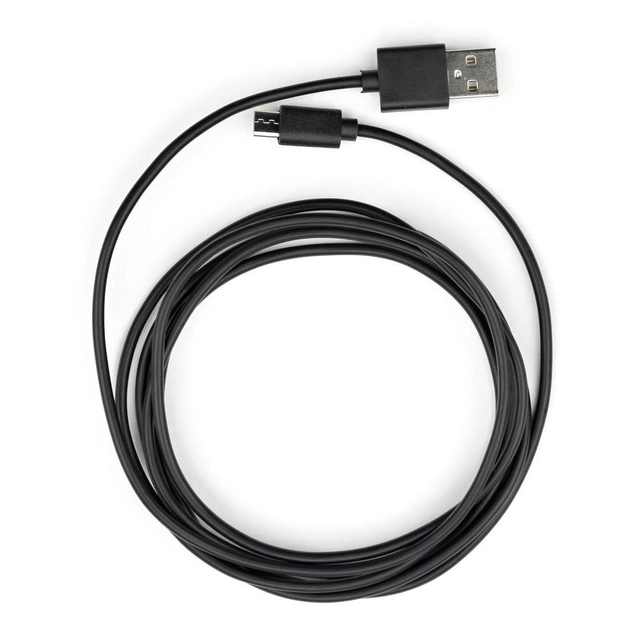 Дата кабель USB 2.0 AM to Micro 5P PVC 1.8m black Vinga (VCPDCM1.8BK) - зображення 1