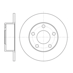 Гальмівний диск REMSA 6803.00 зображення 1