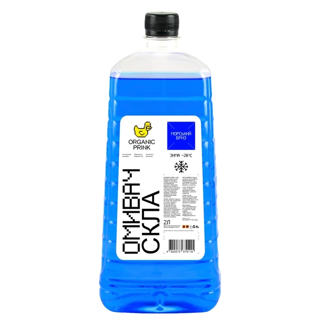 Омыватель автомобильный ORGANIC PRINK -20 °С "Морський бриз" 2 л (012031) - изображение 1
