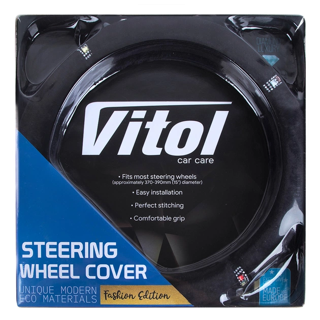 Чехол на руль VITOL M чорн (VLOD-F93 BK/BK M) - изображение 5