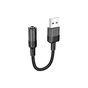 Звукова плата HOCO LS37 Spirit transparent USB to 3.5mm Black (6942007612562) - preview 4