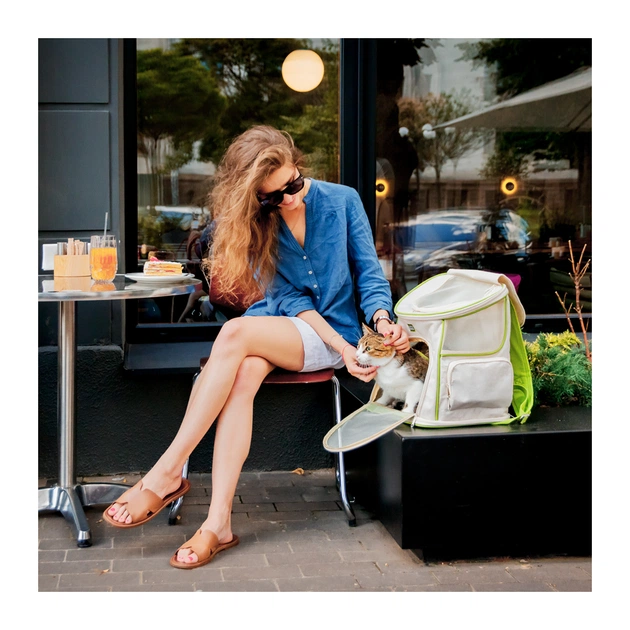 Переноска для тварин WAUDOG Relax Eco 40х40х26 см для котів та дрібних порід собак до 8 кг (9985) - picture 6