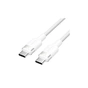 Дата кабель USB-C to USB-C 1.0m 60W aluminum alloy white Vention (TRDWF) - уменьшенное изображение 1