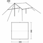 Тент Easy Camp Tarp 3 x 3 m Granite Grey (928285) - зменшене зображення 2