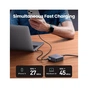 Зарядний пристрій Ugreen 4xUSB 65W (2хUSB-C+2xUSB-A) Gan CD327 (90747) - зменшене зображення 8