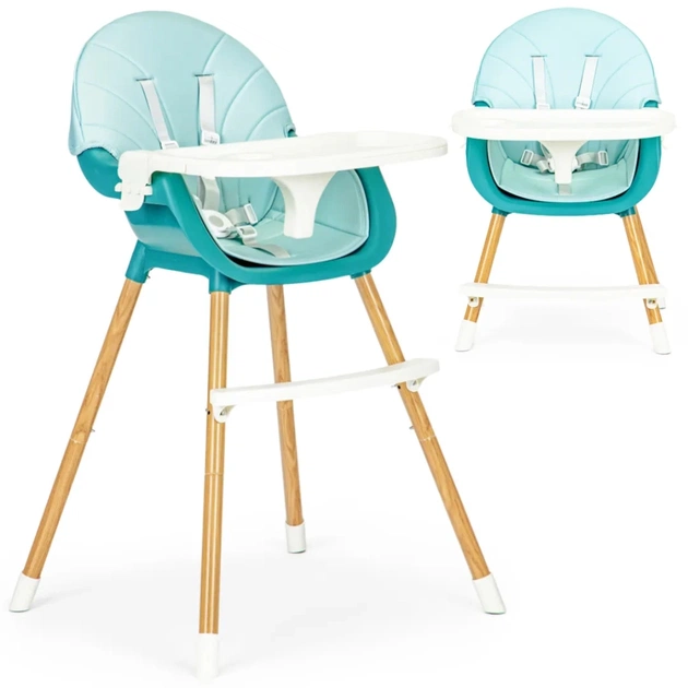 Стілець для годування Ecotoys 2 в 1 SMART Blue (HA-004 BLUE) - изображение 1