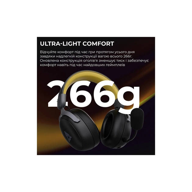 Навушники Ajazz AHM08 MAX 3-Mode Black (AHM08-MAX-BGY) - picture 5