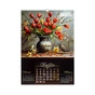 Календар Buromax настінний А2 2027 рік, 1 пружина, Flowers and birds (BM.210650) - зменшене зображення 4