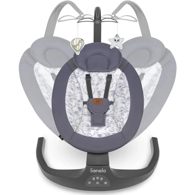 Крісло-гойдалка Lionelo Ralf Grey White (LO-RALF GREY WHITE) - picture 4