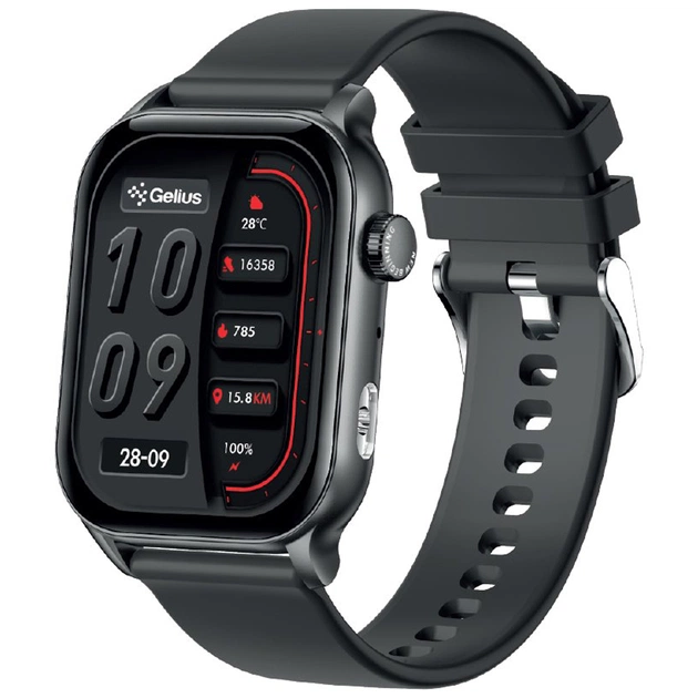 Смарт-годинник Gelius GP-SW015 Amazwatch Light Black (2099901012722) - picture 7