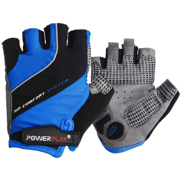 Велорукавиці PowerPlay 5023 Men Blue XL (5023MEN_XL_Blue) - изображение 1