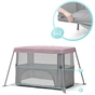 Ліжечко Kinderkraft манеж 2 в 1 Movi Pink (5902533918430) - зменшене зображення 7