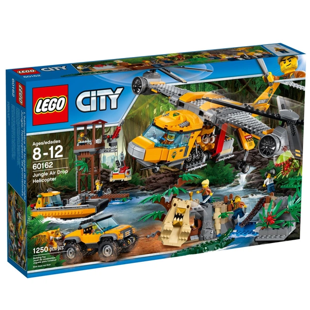 Конструктор LEGO City Вертоліт для доставки вантажів у джунглі (60162) - изображение 1