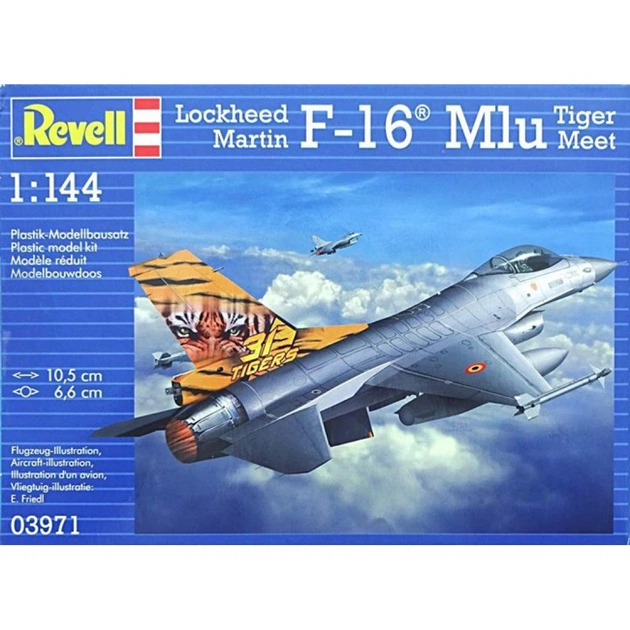Збірна модель Revell Винищувач F-16 Mlu TigerMeet 1:144 (3971) - изображение 1
