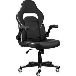 Крісло ігрове 2E Gaming Hebi Black/White (2E-GC-HEB-BKWT) зображення 1