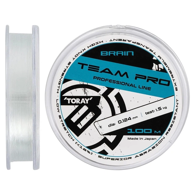 Волосінь Brain Team Pro 100m 0.124mm 1.5kg (1858.26.93) - picture 1