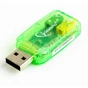 Перехідник USB2.0-Audio Gembird (SC-USB-01) - зменшене зображення 2