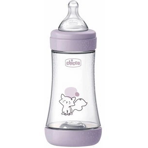 Бутылочка для кормления Chicco Perfect 5 із силіконовою соскою 2+ місяців 240 мл Рожева (20223.12.40) изображение 1