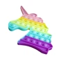Антистрес Sibelly антистрес Pop It Unicorn Glow in Dark (SB-PPIT-UNCRN-GD) - зменшене зображення 2