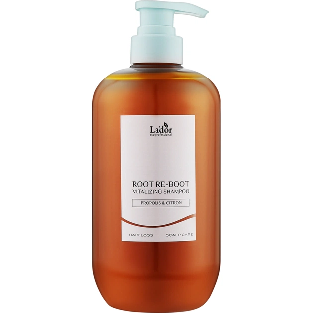 Шампунь La'dor Root Re-Boot Vitalizing Shampoo з прополісом і цитроном 800 мл (8809982980391) - зображення 1