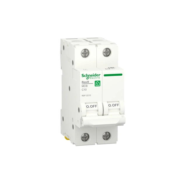 Автоматический выключатель Schneider Electric RESI9 6kA 2P 10A C (R9F12210) - изображение 1