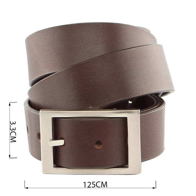 Ремінь Grande Pelle Шкіряний Коричневий (00242) - зображення 3