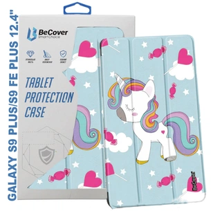 Чохол до планшета BeCover Smart Case Samsung Tab S9 Plus (SM-X810/SM-X816)/S9 FE Plus (SM-X610/SM-X616) 12.4" Unicorn (710385) зображення 1