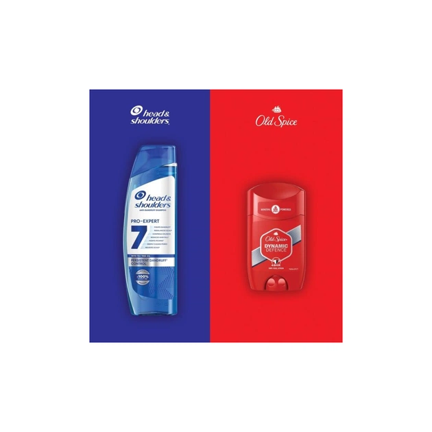 Набір косметики Head & Shoulders Шампунь проти лупи 250 мл + Дезодорант-стік Old Spice Dynamic Defense 65 мл (8700216617390) - picture 5